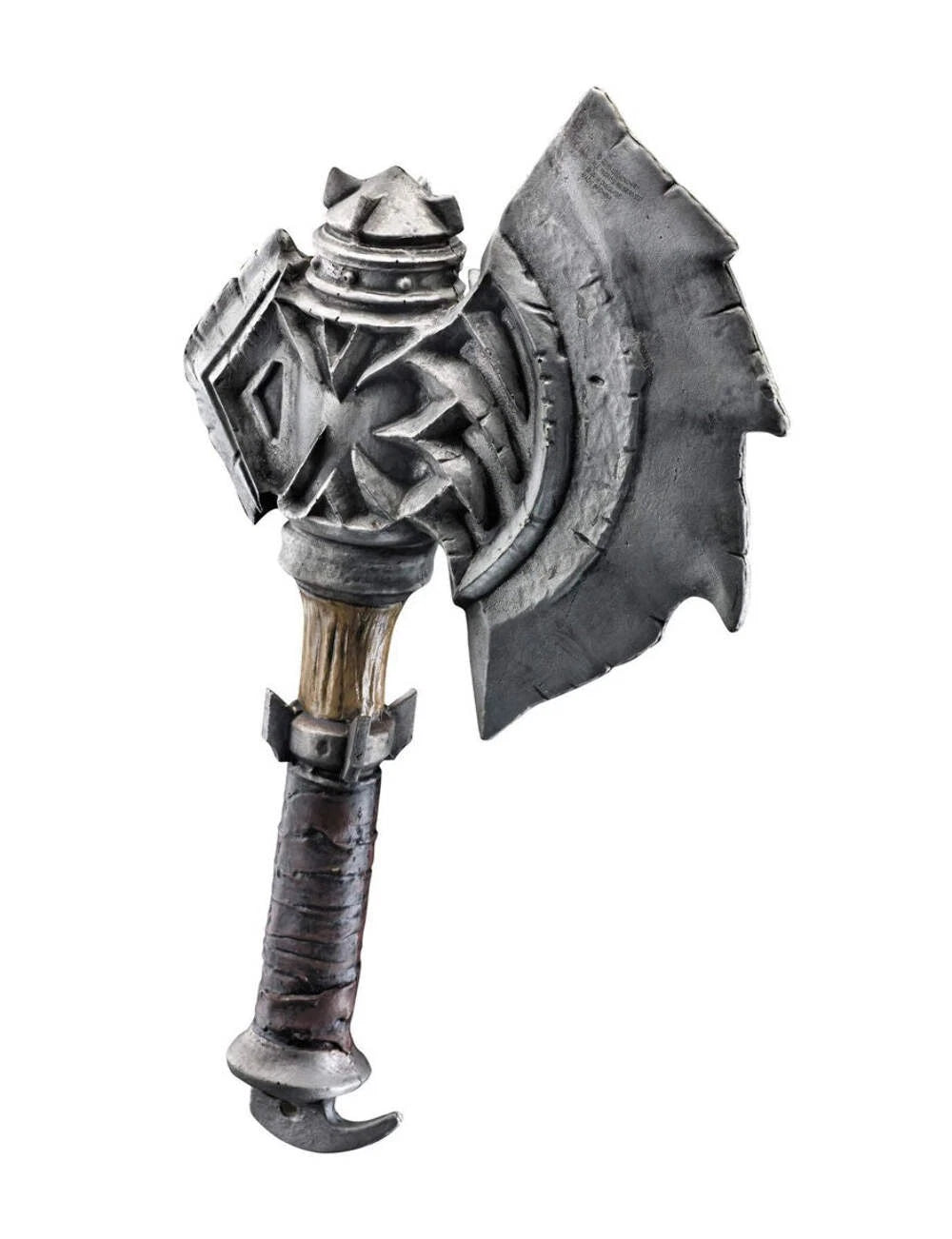 War Axe WOW detailed rubber Orc Axe Halloween, Cosplay Costume Accessory