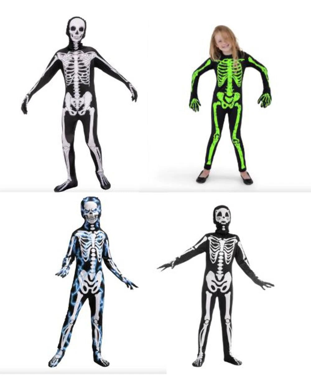 Second Skin Skeleton Costume 4 Styles to pick Halloween Cosplay dress Costume