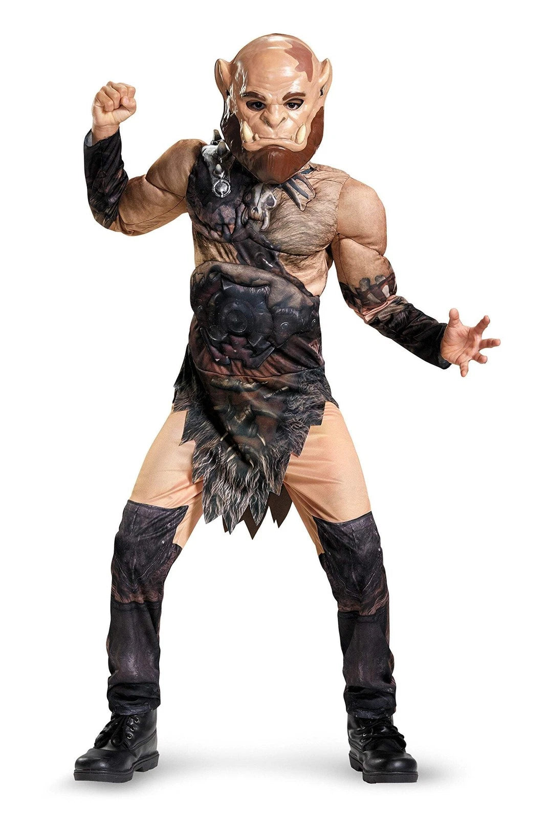World of Warcraft WOW Orgrim Classic Muscle Halloween, Cosplay Costume - Kids