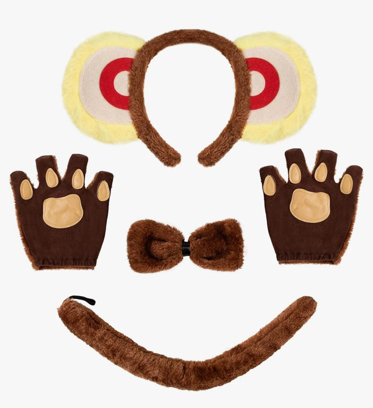 5 Pcs Animal Monkey Halloween Costume Accessories set
